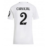 Dres Real Madrid Daniel Carvajal #2 Domáci pre Ženy 2024-25 Krátky Rukáv